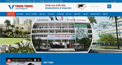 Desktop Screenshot of dhtv.edu.vn